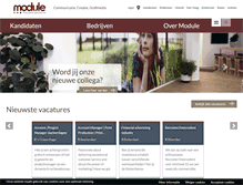 Tablet Screenshot of module.nl